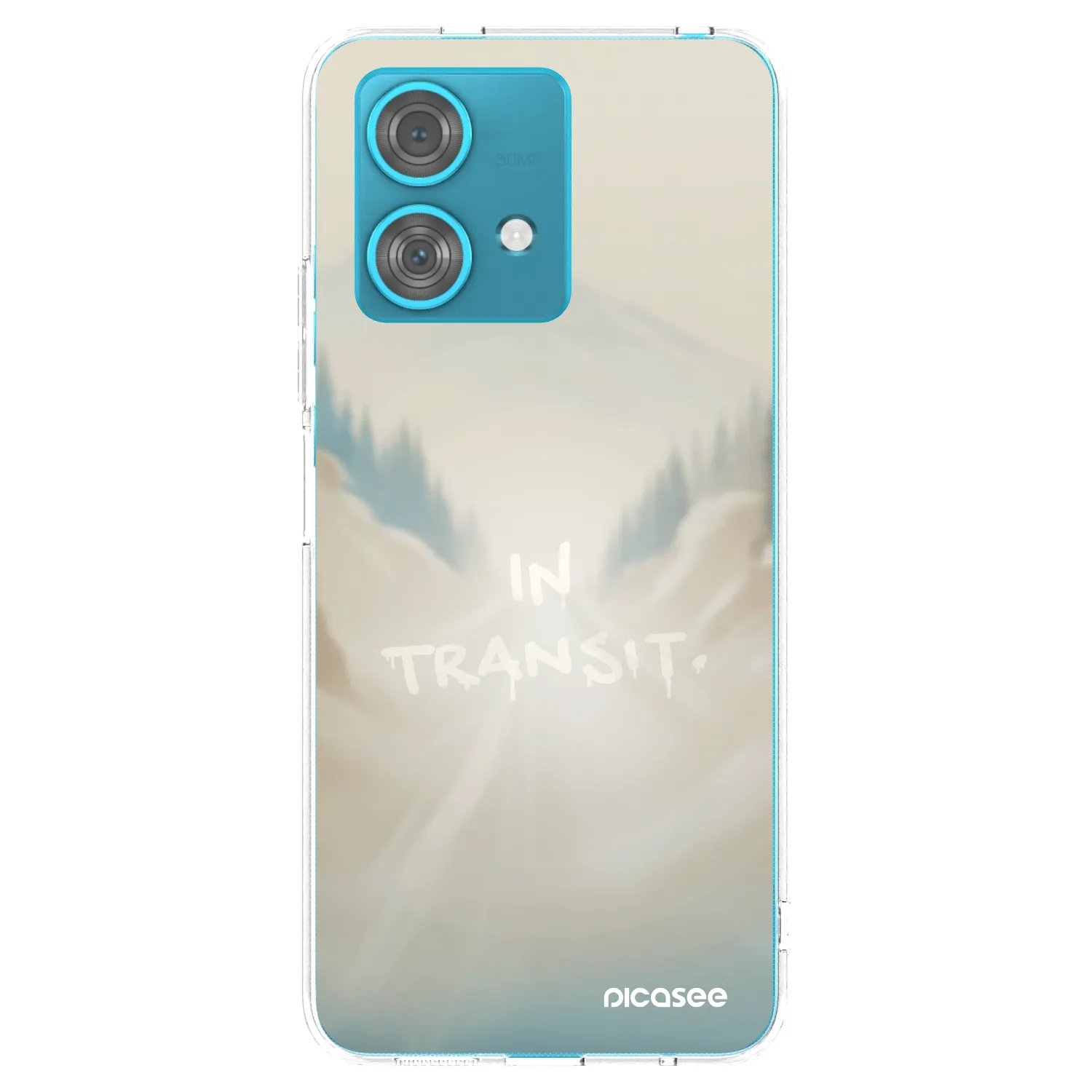 Picasee silikónový prehľadný obal pre Motorola Edge 40 Neo - IN TRANSIT