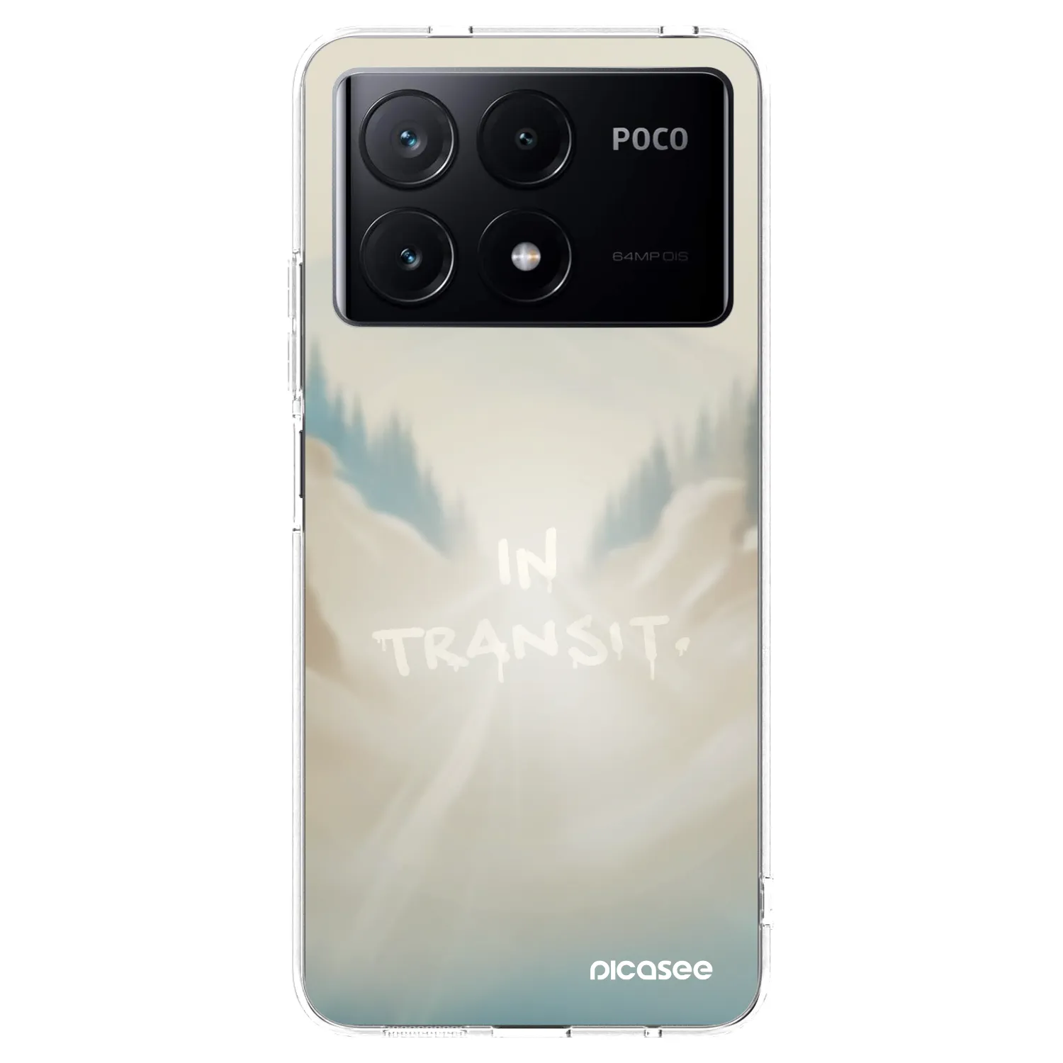 Picasee silikónový prehľadný obal pre Xiaomi Poco X6 Pro - IN TRANSIT