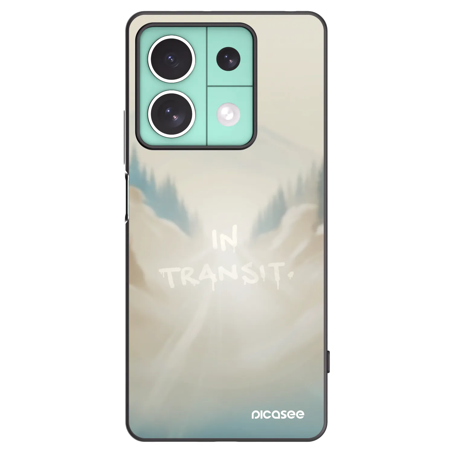 Picasee silikónový čierny obal pre Xiaomi Redmi Note 13 5G - IN TRANSIT