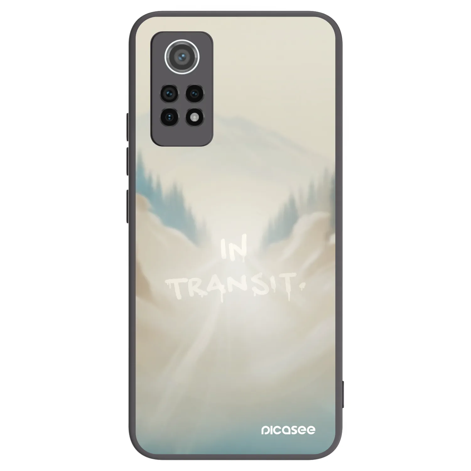 Picasee silikónový čierny obal pre Xiaomi Redmi Note 12 Pro 4G - IN TRANSIT