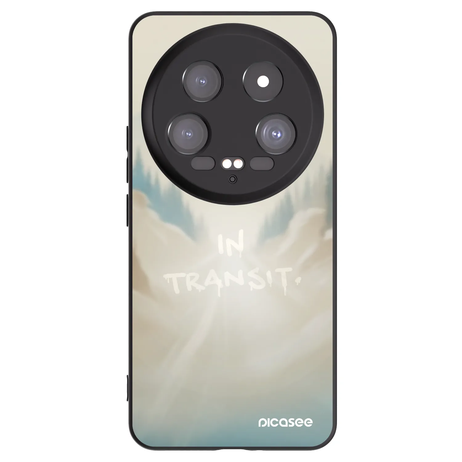 Picasee silikónový čierny obal pre Xiaomi 14 Ultra - IN TRANSIT