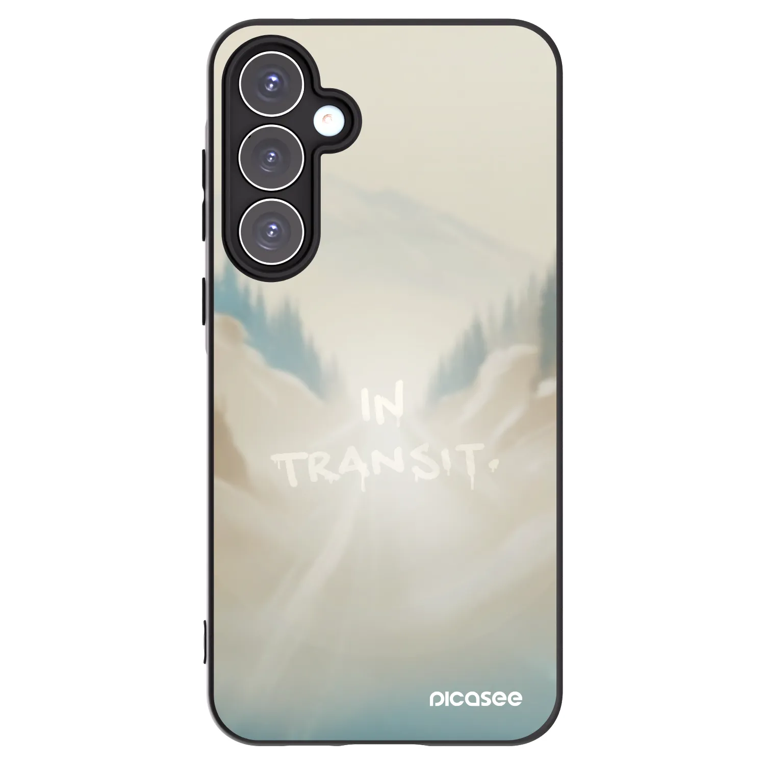 Picasee silikónový čierny obal pre Samsung Galaxy A55 5G A556B - IN TRANSIT