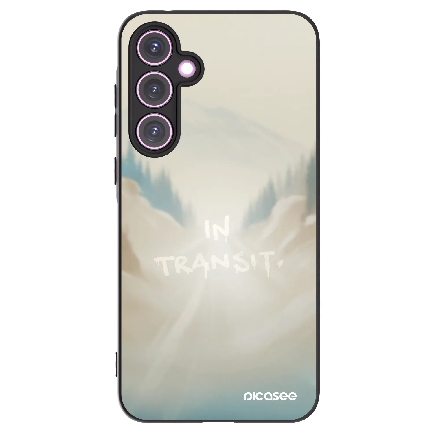 Picasee silikónový čierny obal pre Samsung Galaxy A35 5G A356B - IN TRANSIT
