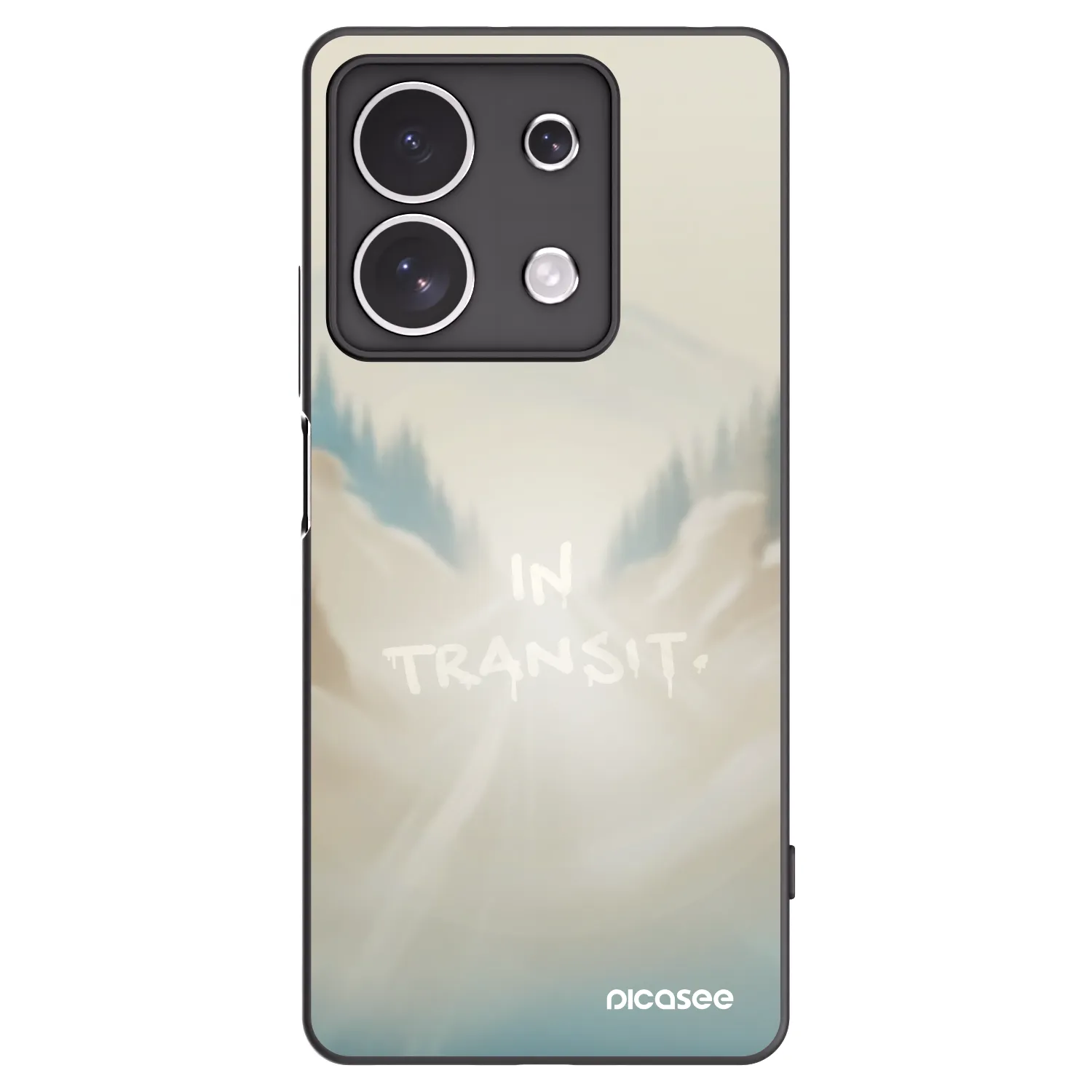 Picasee silikónový čierny obal pre Xiaomi Redmi Note 13 4G - IN TRANSIT
