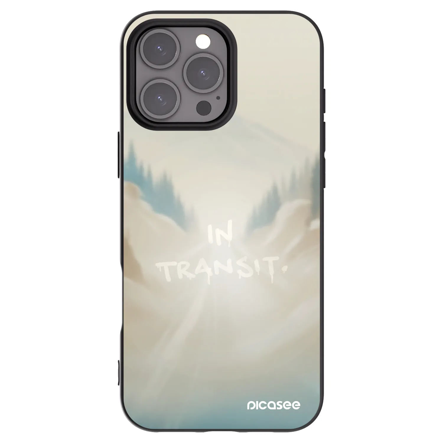 Silikónový čierny obal pre Apple iPhone 16 Pro Max - IN TRANSIT