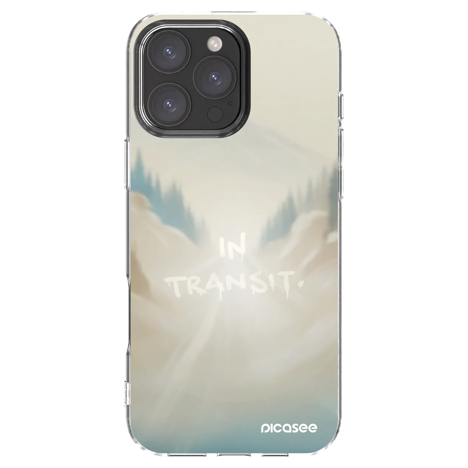 Silikónový prehľadný obal pre Apple iPhone 16 Pro Max - IN TRANSIT