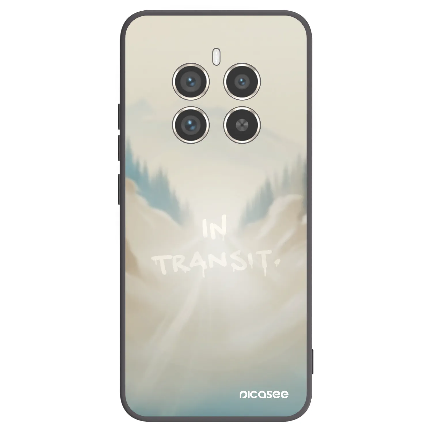 Picasee silikónový čierny obal pre Realme 12 Pro 5G - IN TRANSIT