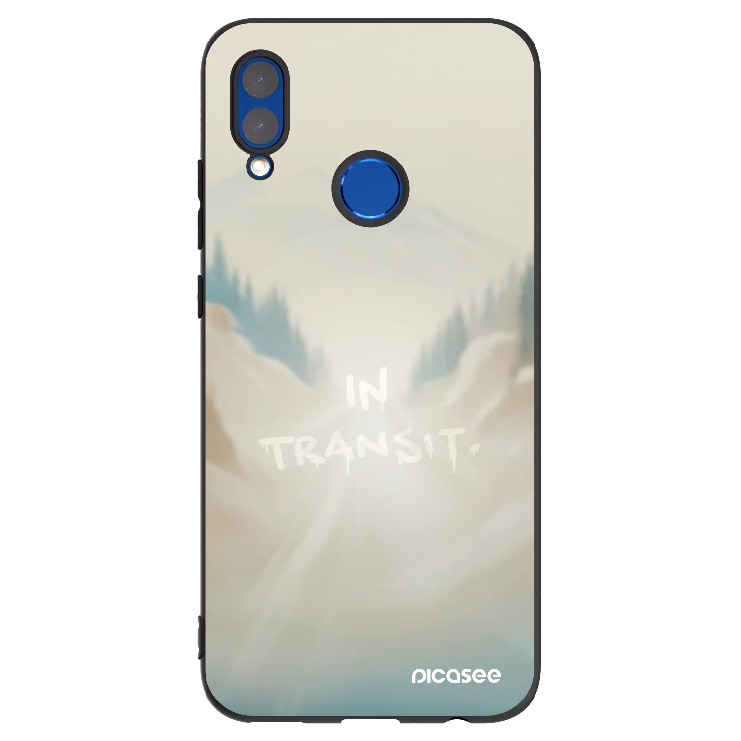 Picasee silikónový čierny obal pre Huawei P Smart 2019 - IN TRANSIT