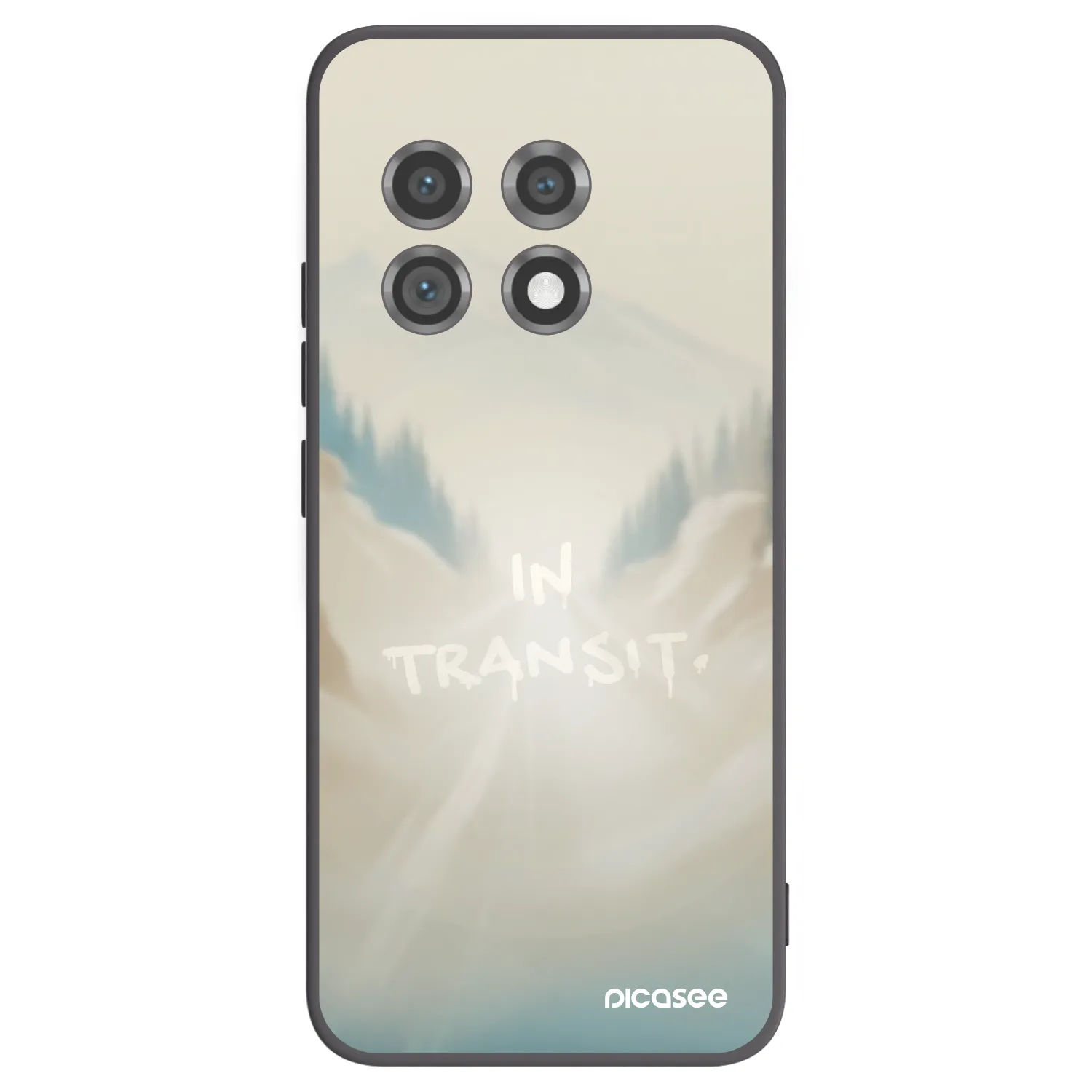 Picasee silikónový čierny obal pre OnePlus 11 5G - IN TRANSIT