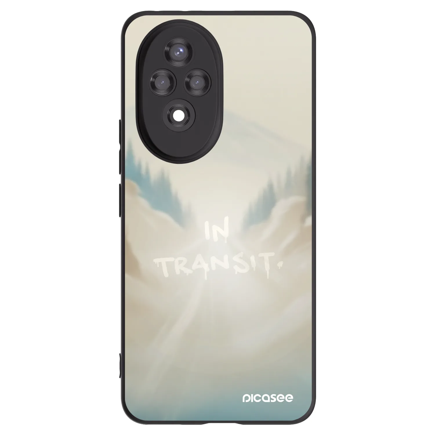 Picasee silikónový čierny obal pre Honor 200 Pro 5G - IN TRANSIT