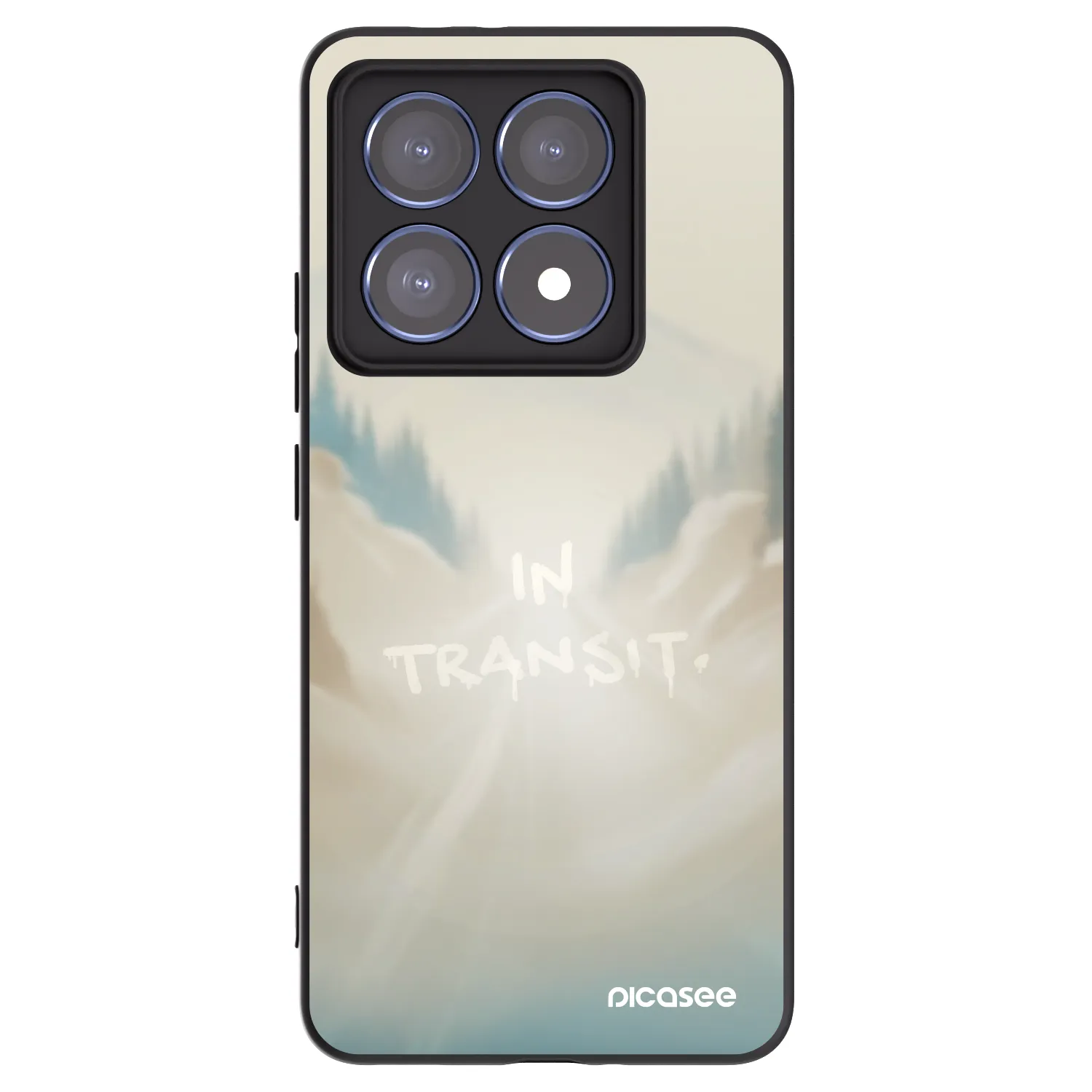 Picasee silikónový čierny obal pre Xiaomi 14T Pro - IN TRANSIT