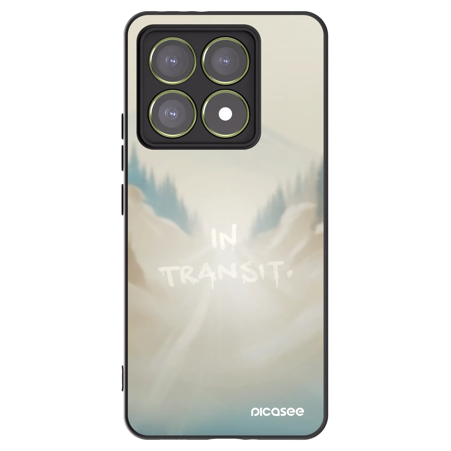Picasee silikónový čierny obal pre Xiaomi 14T - IN TRANSIT