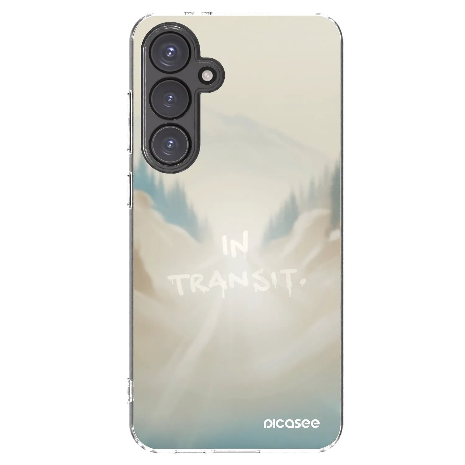 Picasee silikónový prehľadný obal pre Samsung Galaxy S24 FE S721B - IN TRANSIT