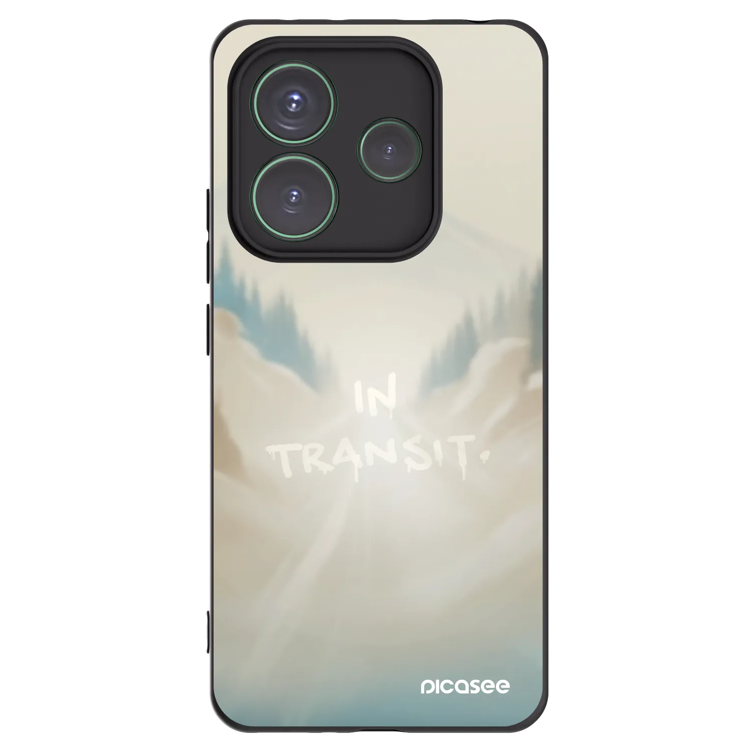 Silikónový čierny obal pre Xiaomi Redmi Note 14 5G - IN TRANSIT