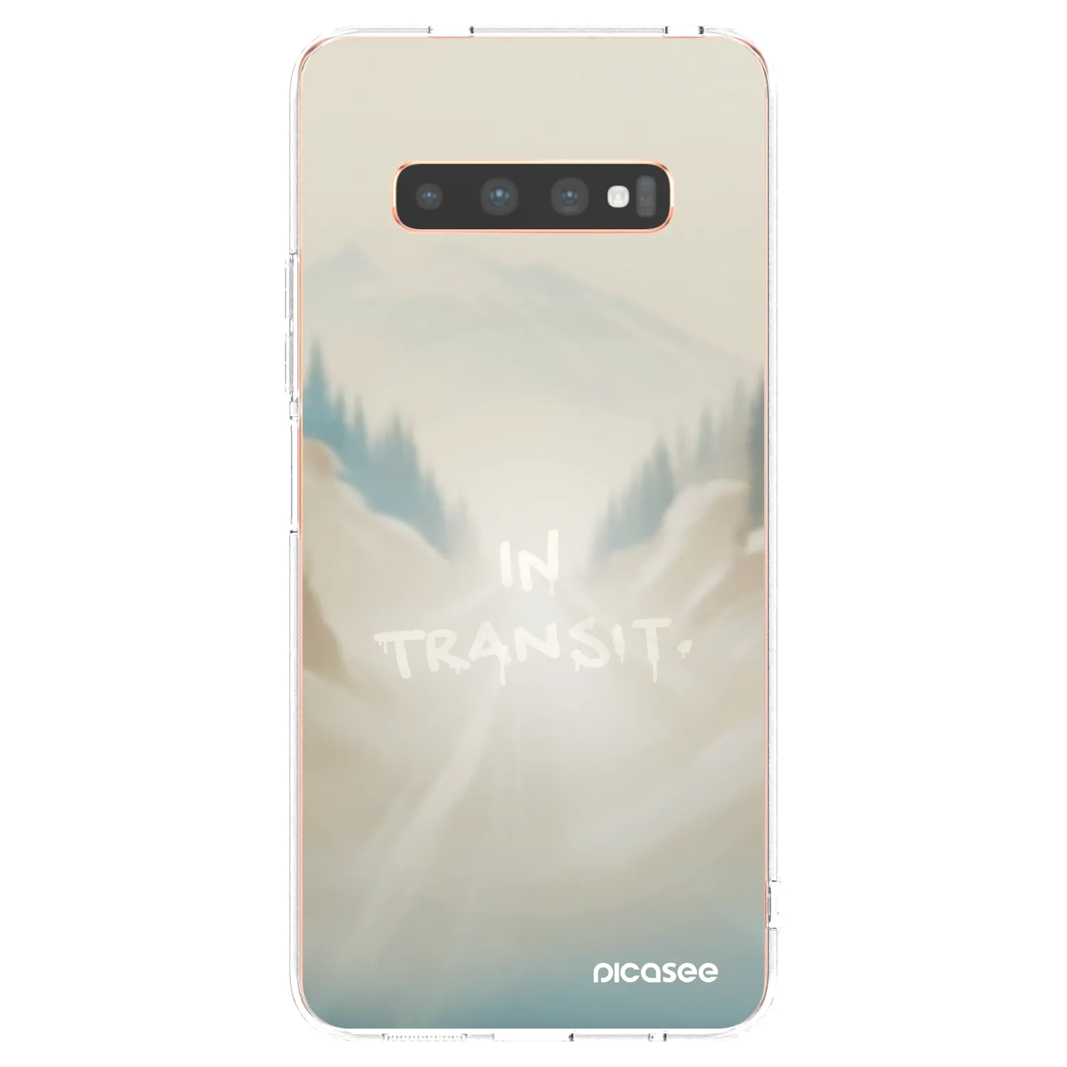 Picasee silikónový prehľadný obal pre Samsung Galaxy S10 Plus G975 - IN TRANSIT