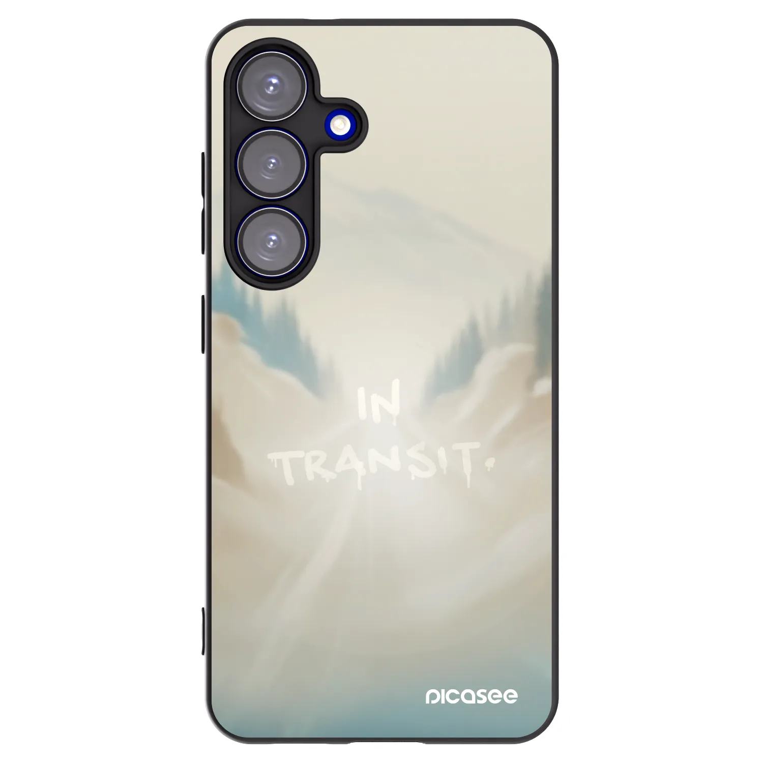Picasee silikónový čierny obal pre Samsung Galaxy S25 5G - IN TRANSIT
