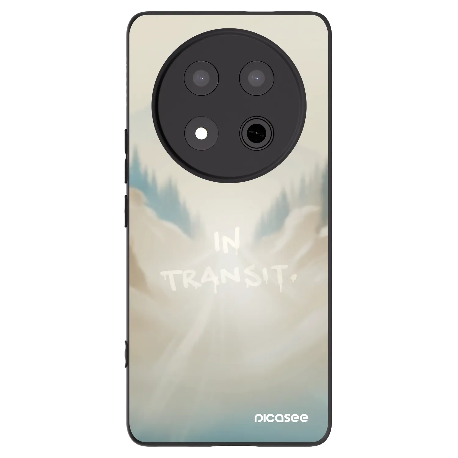 Picasee silikónový čierny obal pre Honor Magic7 Lite 5G - IN TRANSIT