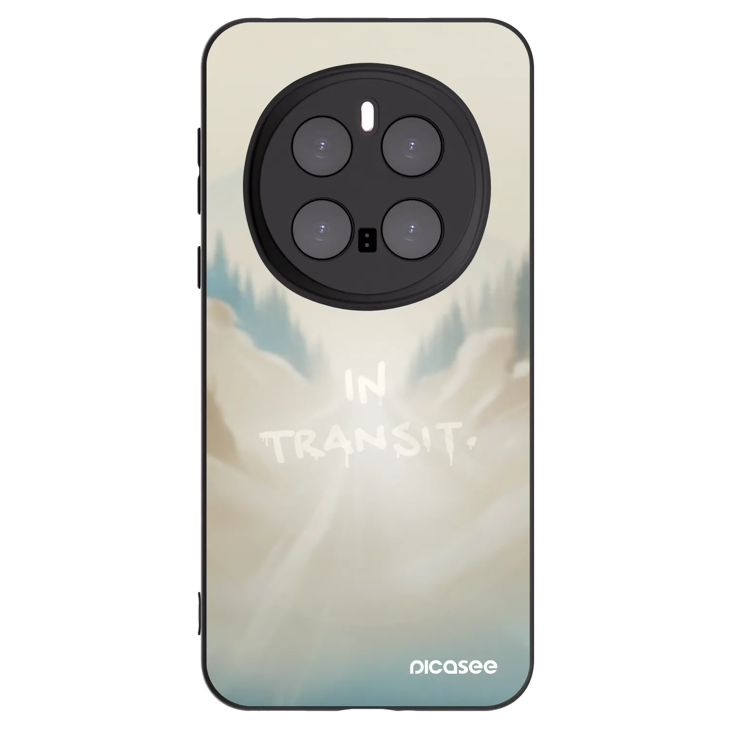 Picasee silikónový čierny obal pre Honor Magic7 Pro 5G - IN TRANSIT