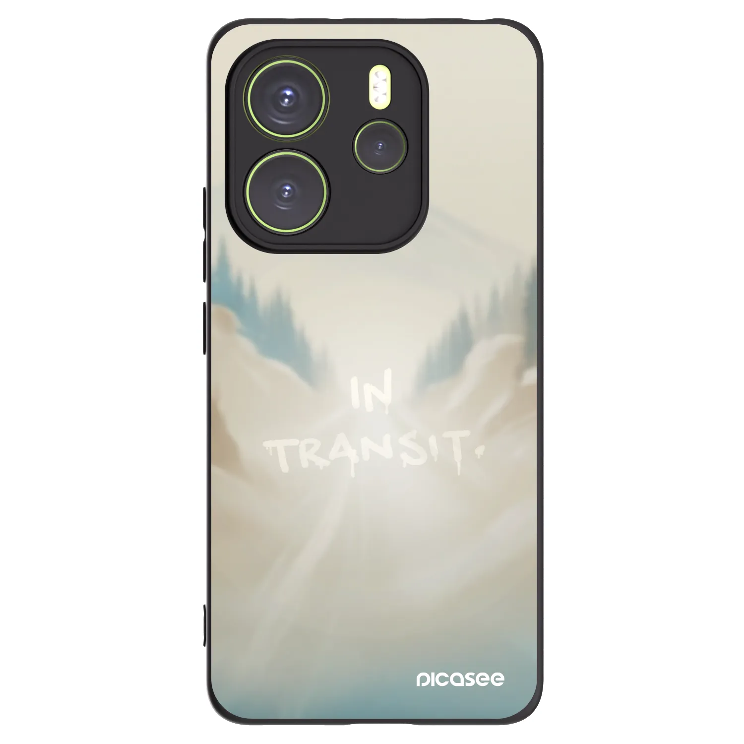 Picasee silikónový čierny obal pre Xiaomi Redmi Note 14 4G - IN TRANSIT