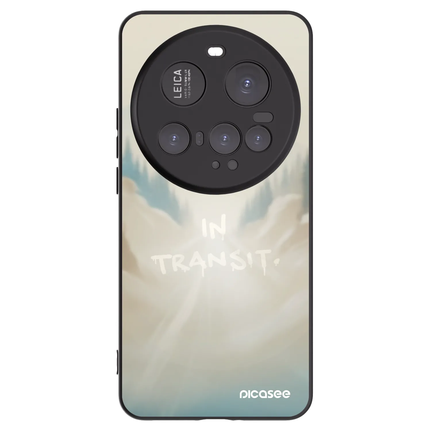 Picasee silikónový čierny obal pre Xiaomi 15 Ultra - IN TRANSIT
