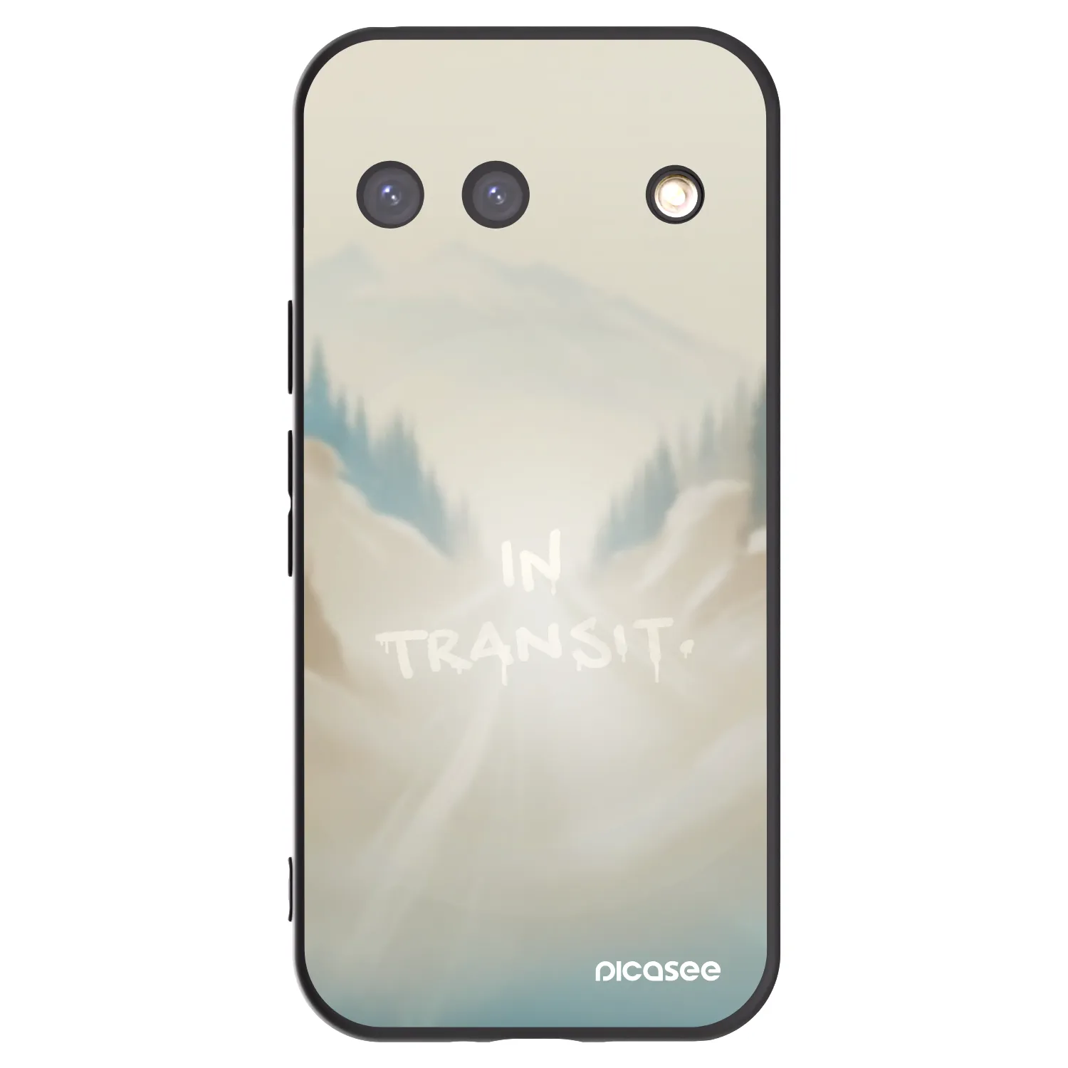 Picasee silikónový čierny obal pre Google Pixel 9 - IN TRANSIT