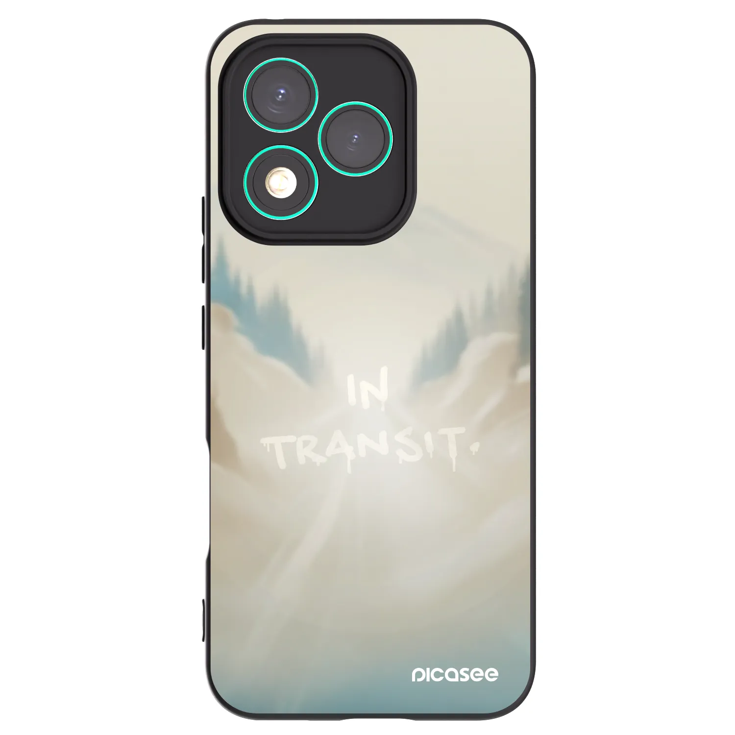 Picasee silikónový čierny obal pre Honor 400 Lite 5G - IN TRANSIT
