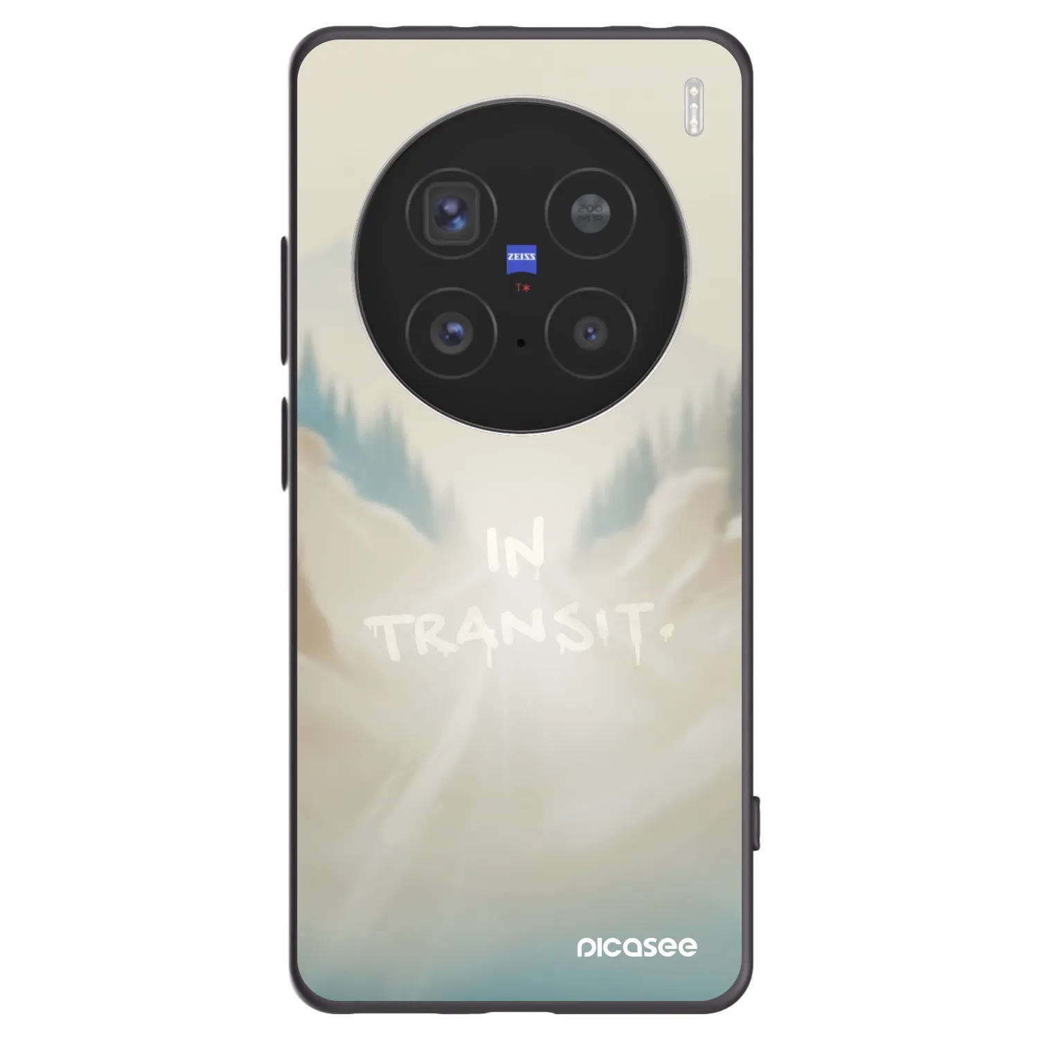 Picasee silikónový čierny obal pre Vivo X200 Pro - IN TRANSIT