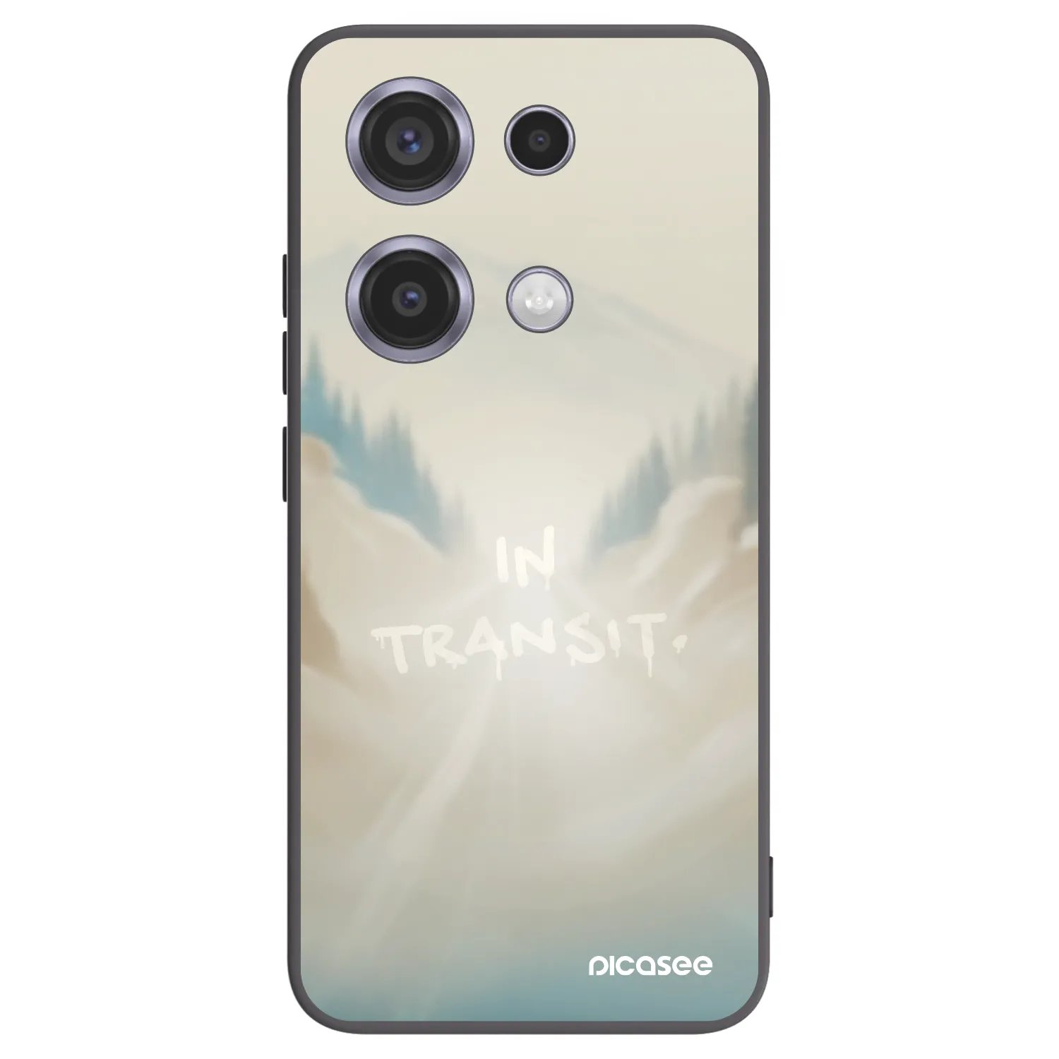 Picasee silikónový čierny obal pre Xiaomi Redmi Note 14S - IN TRANSIT