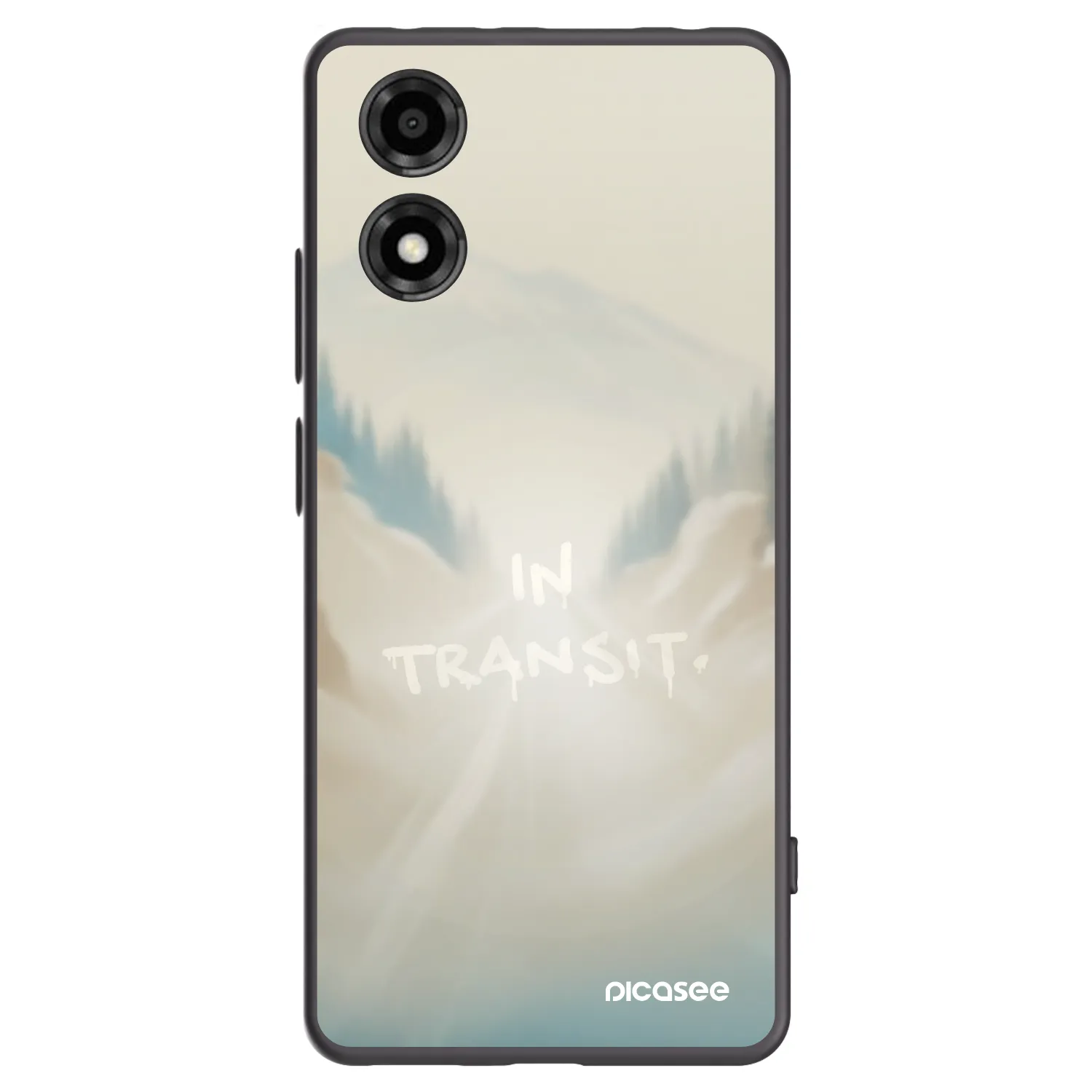 Picasee silikónový čierny obal pre Motorola Moto E14 - IN TRANSIT
