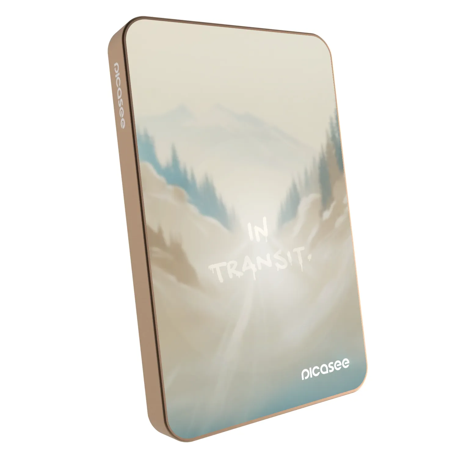 Picasee Powerbanka s MagSafe 5 000 mAh Zlatá - IN TRANSIT