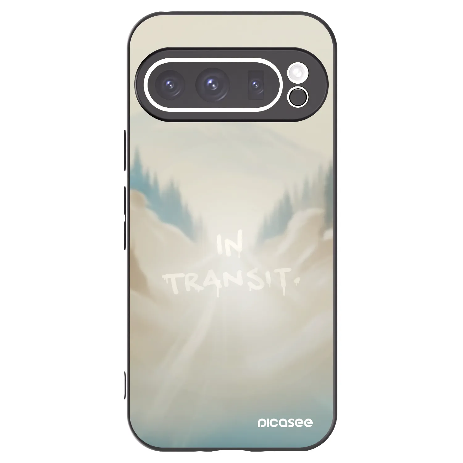 Picasee silikónový čierny obal pre Google Pixel 9 Pro XL - IN TRANSIT