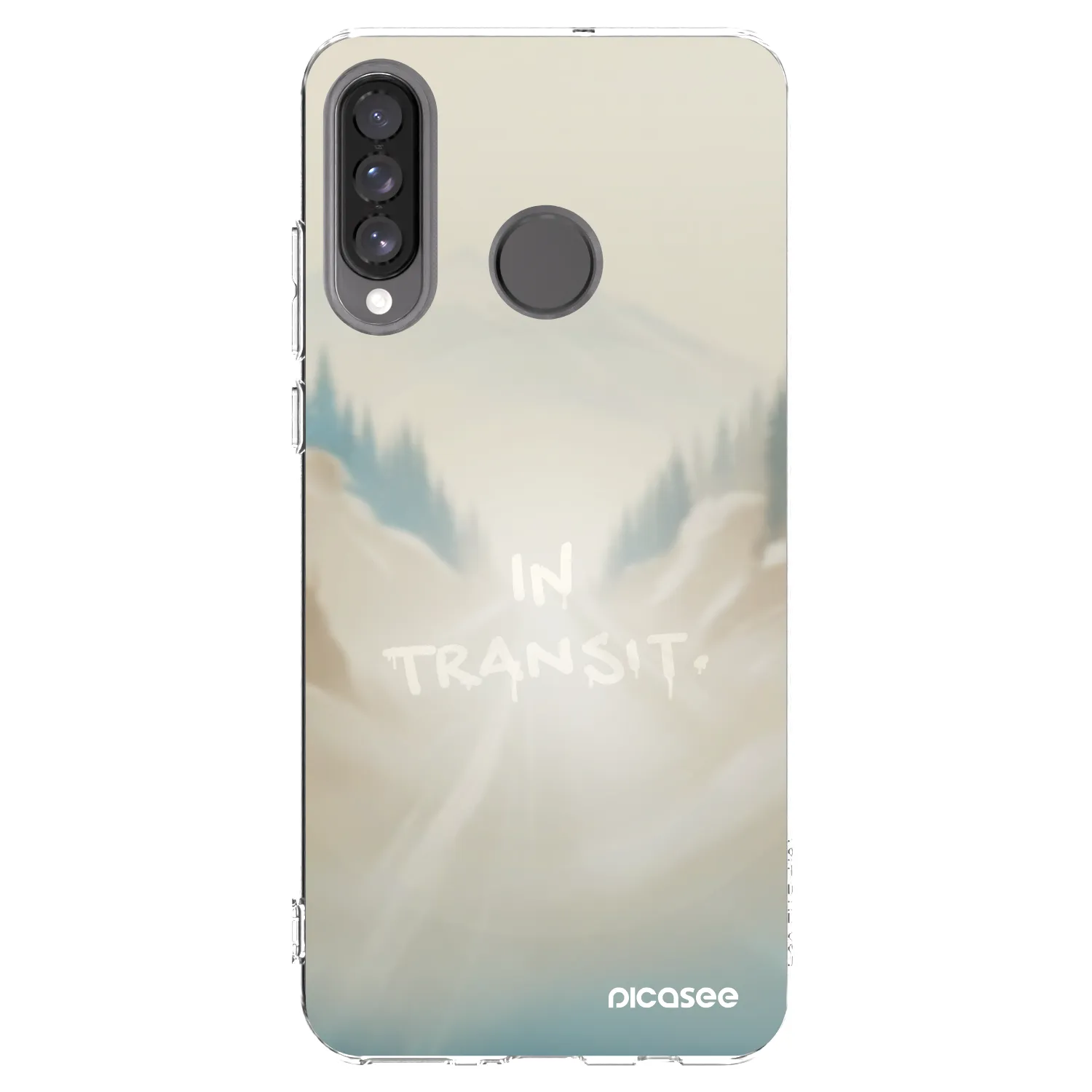 Picasee silikónový prehľadný obal pre Huawei P30 Lite - IN TRANSIT