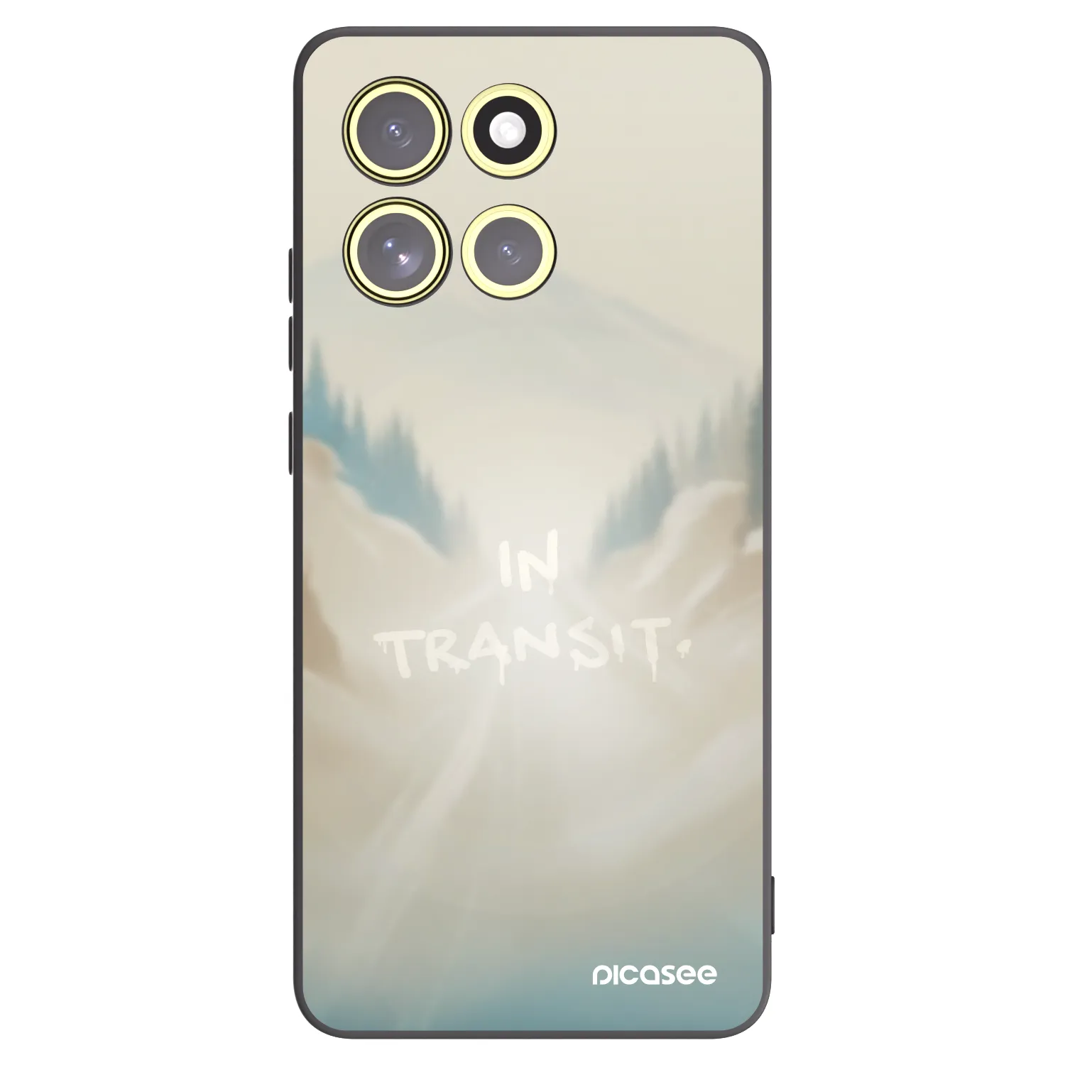 Picasee silikónový čierny obal pre Motorola Moto G86 Power 5G - IN TRANSIT