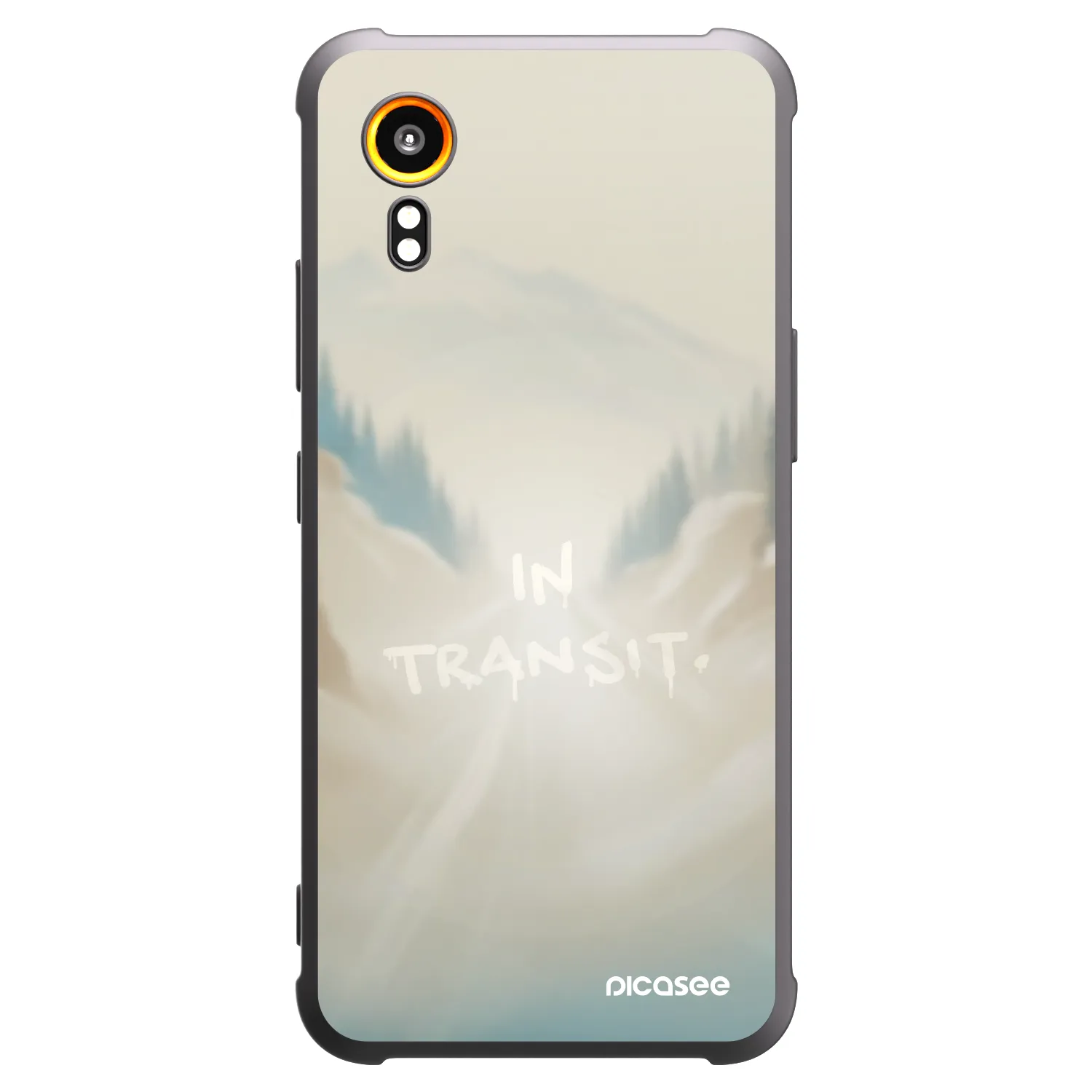 Picasee silikónový čierny obal pre Samsung Galaxy Xcover 7 - IN TRANSIT