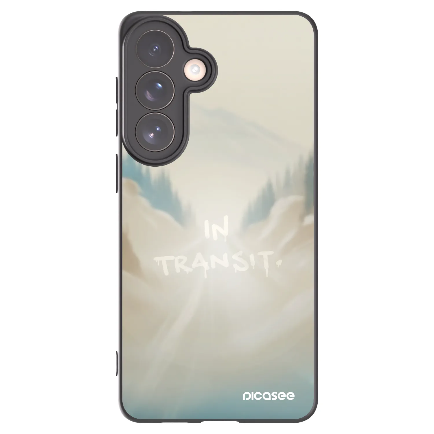 Picasee silikónový čierny obal pre Samsung Galaxy S26+ - IN TRANSIT