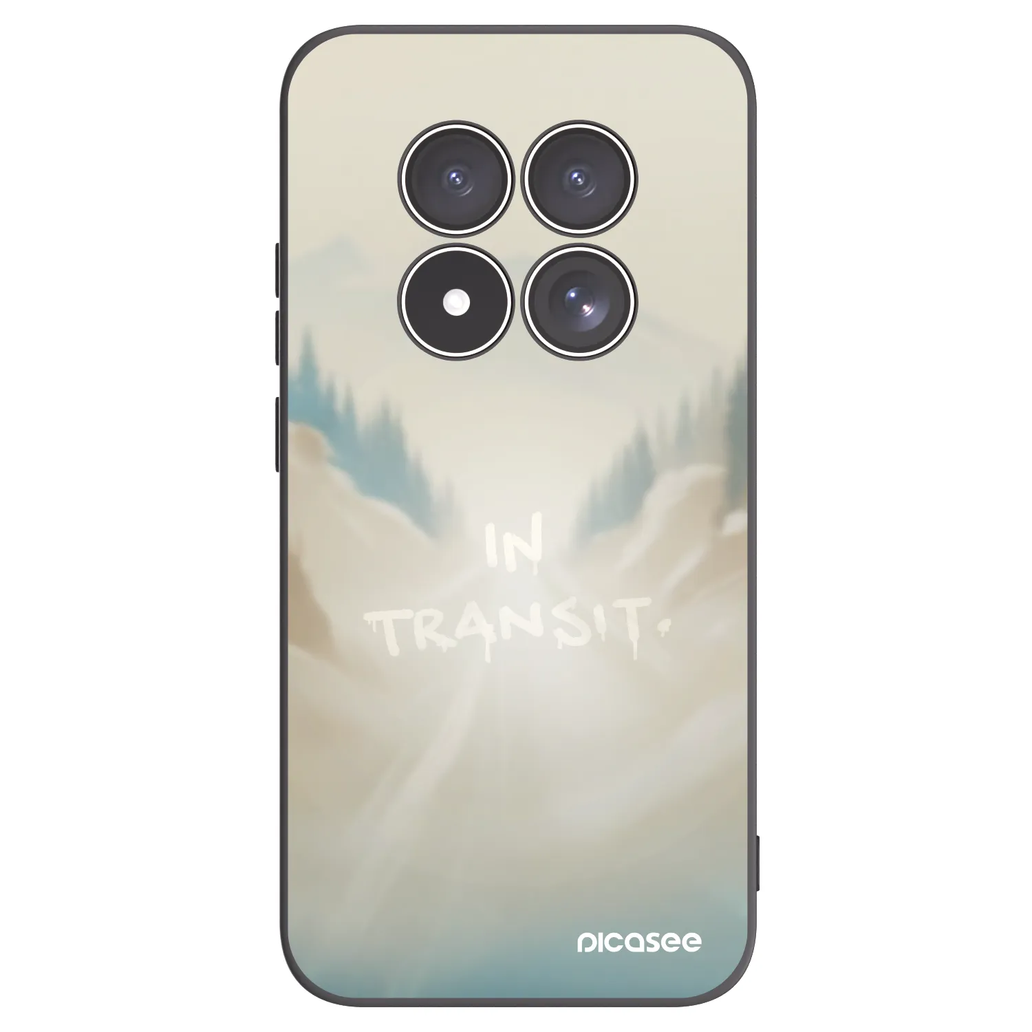 Picasee silikónový čierny obal pre Xiaomi Redmi Note 15 Pro 5G - IN TRANSIT