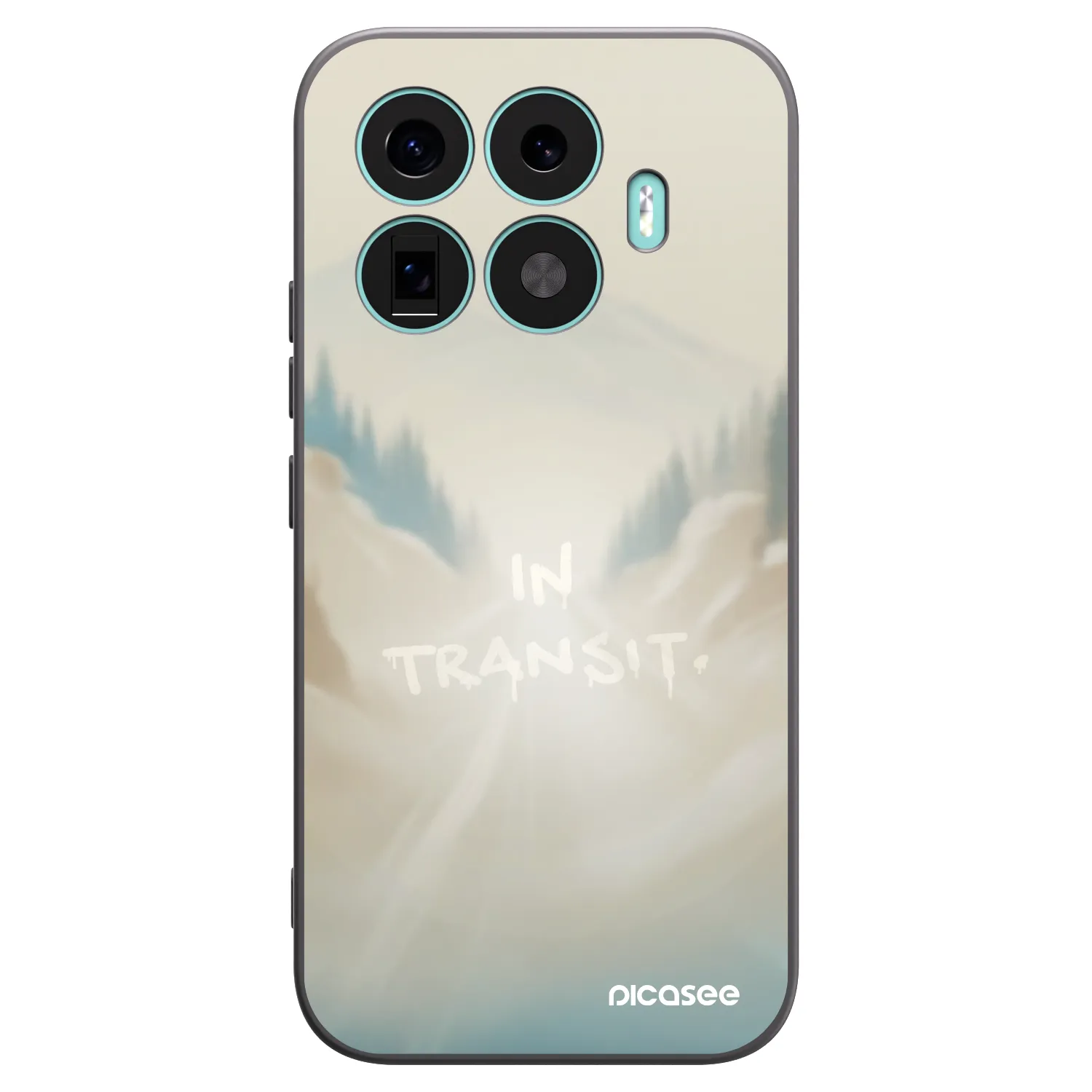 Picasee silikónový čierny obal pre Xiaomi 17T - IN TRANSIT
