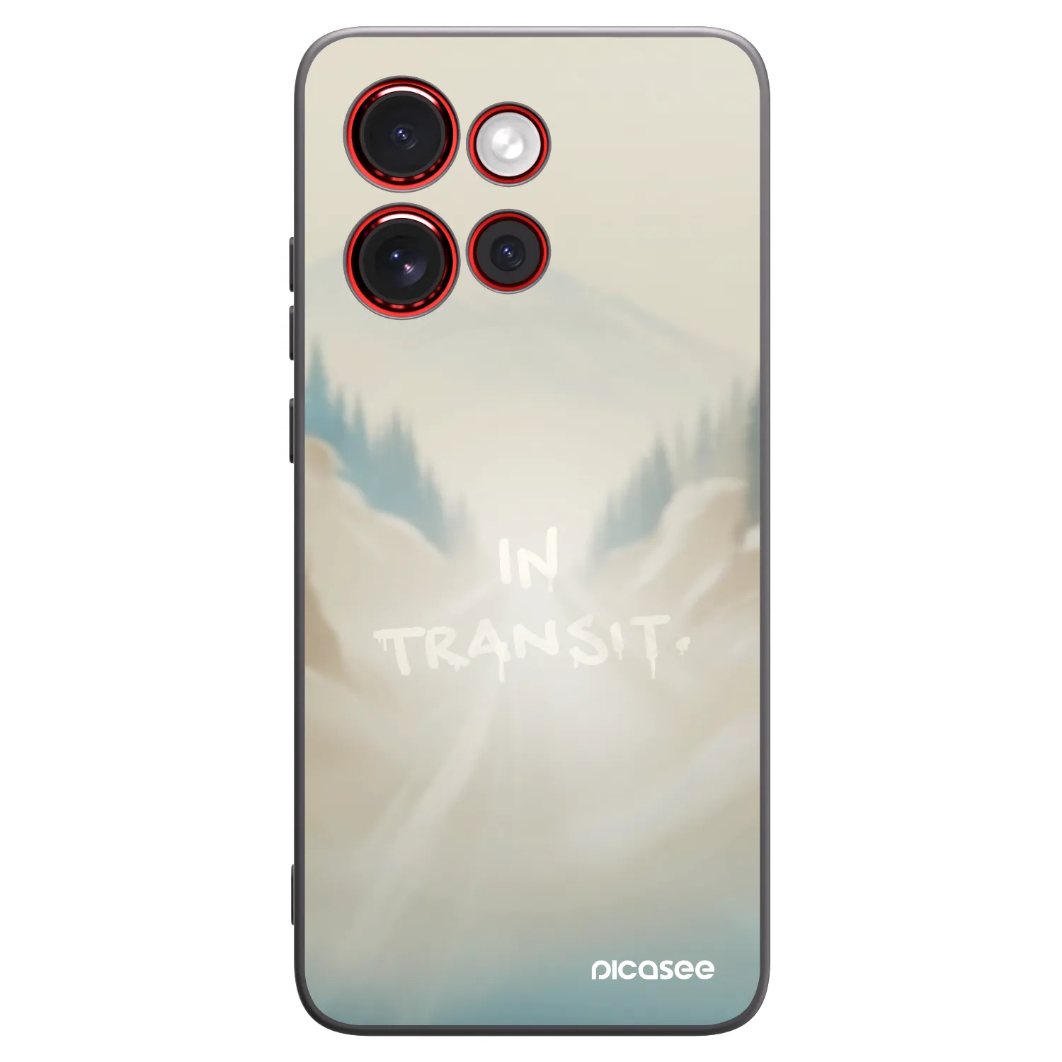 Picasee silikónový čierny obal pre Motorola Edge 60 Neo 5G - IN TRANSIT