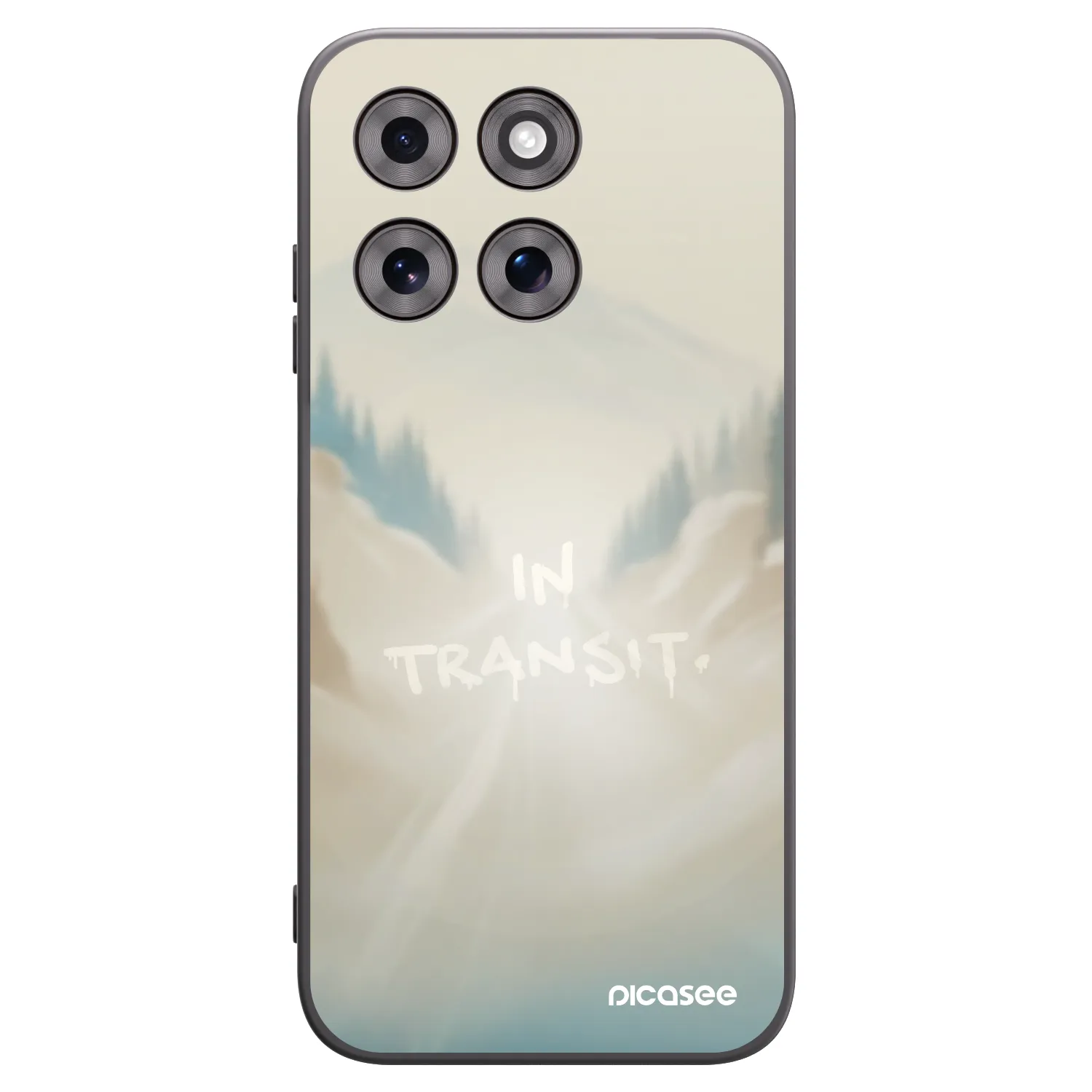 Picasee silikónový čierny obal pre Motorola Moto G77 - IN TRANSIT