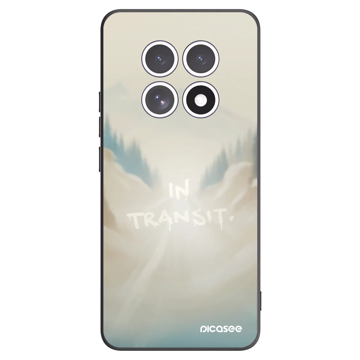 Picasee silikónový čierny obal pre Xiaomi Redmi Note 15 5G - IN TRANSIT