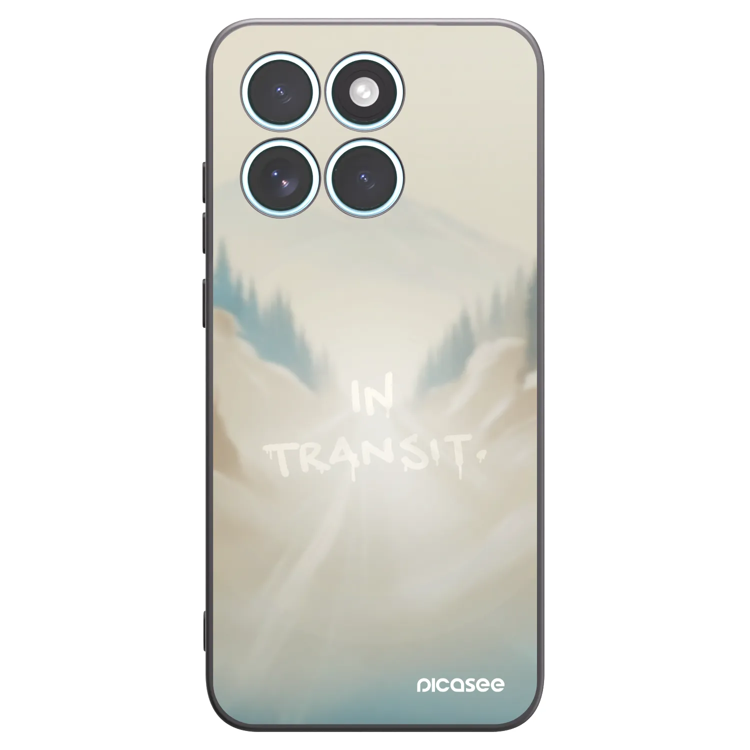 Picasee silikónový čierny obal pre Motorola Edge 70 Fusion - IN TRANSIT