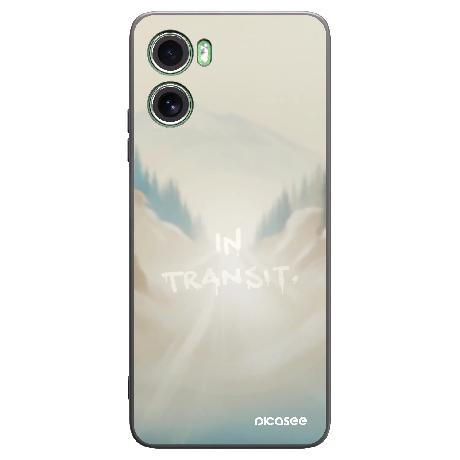 Picasee silikónový čierny obal pre Motorola Moto G06 - IN TRANSIT