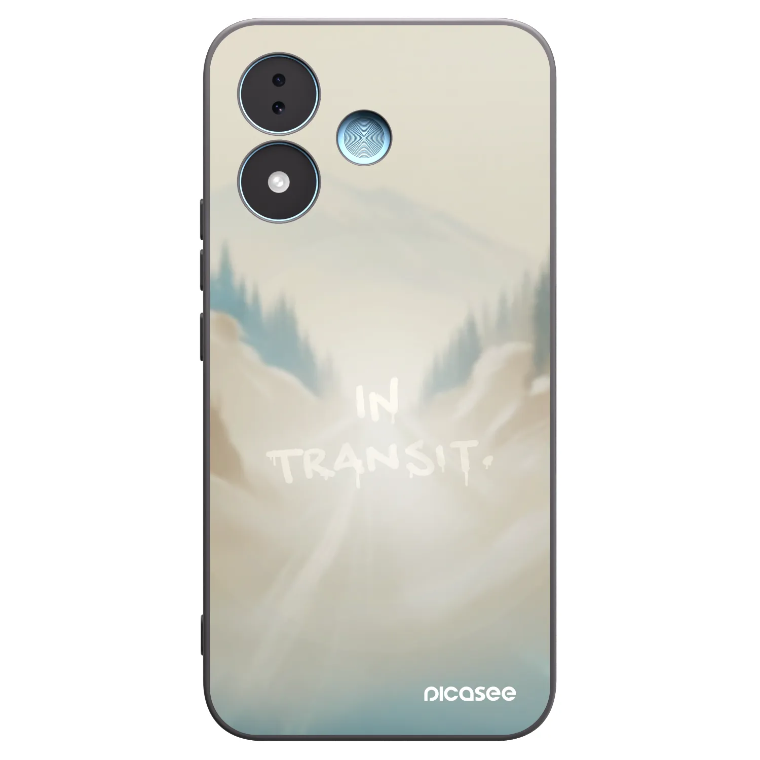 Picasee silikónový čierny obal pre Xiaomi Redmi Note 17 5G - IN TRANSIT