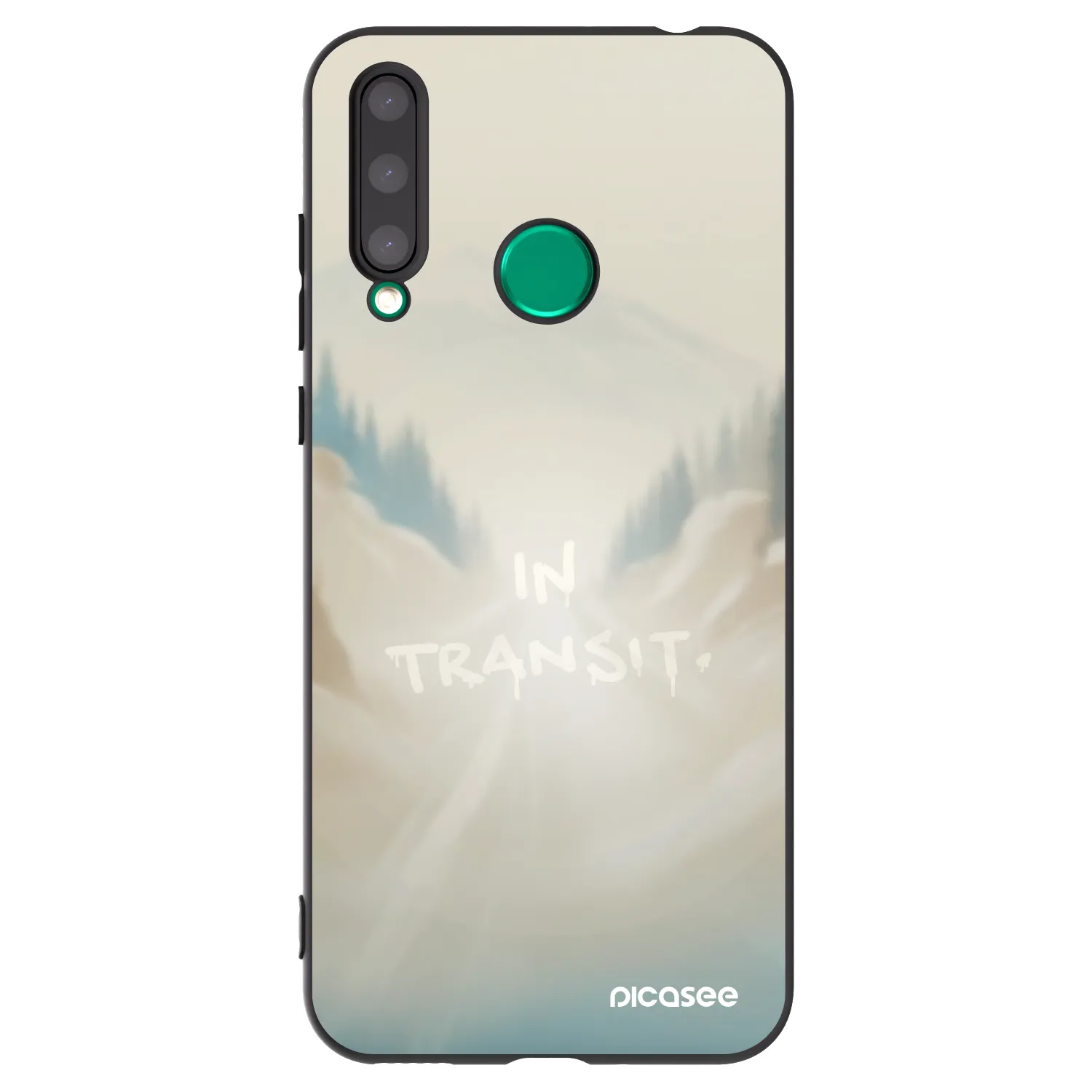 Picasee silikónový čierny obal pre Honor 20 Lite - IN TRANSIT