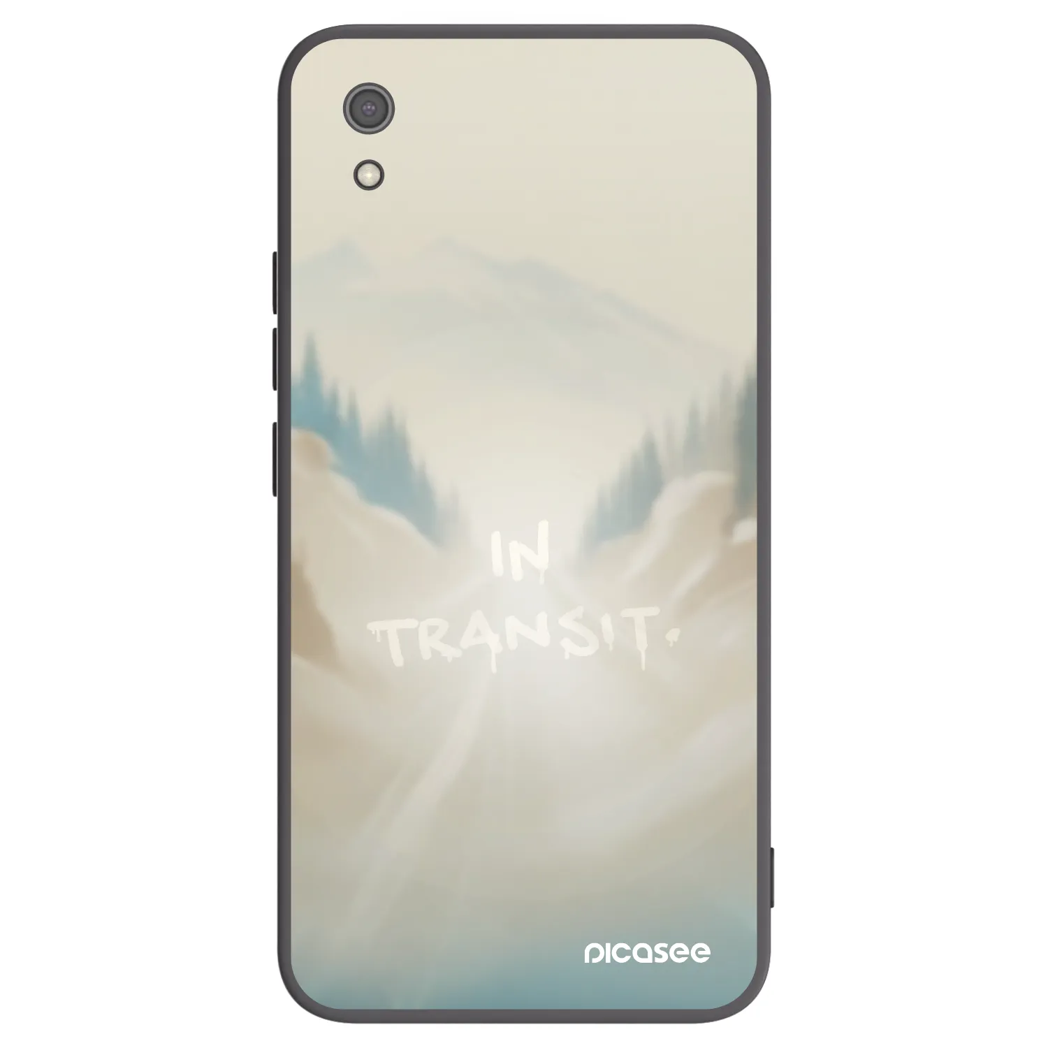 Picasee silikónový čierny obal pre Xiaomi Redmi 7A - IN TRANSIT