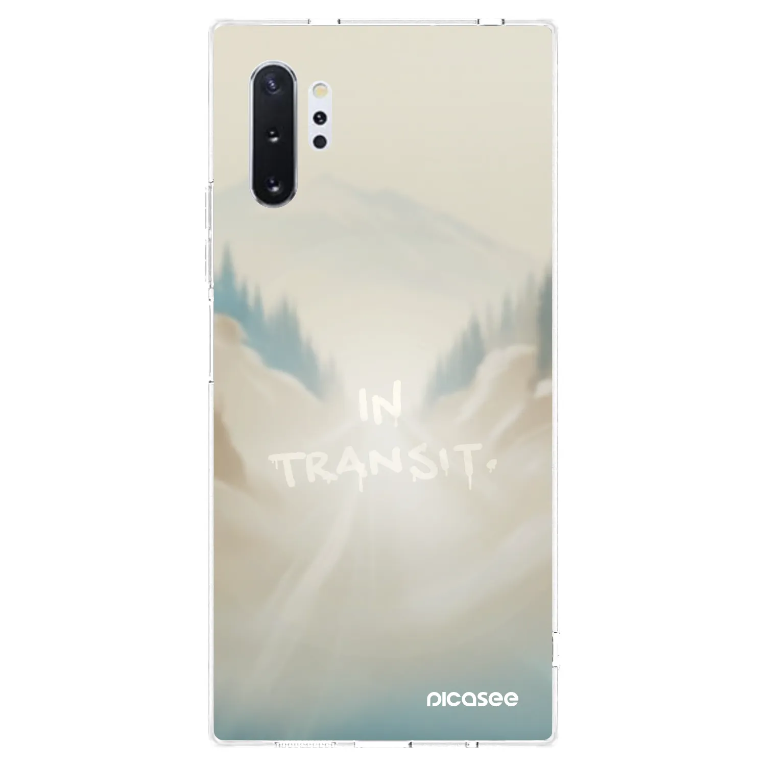 Picasee silikónový prehľadný obal pre Samsung Galaxy Note 10+ N975F - IN TRANSIT