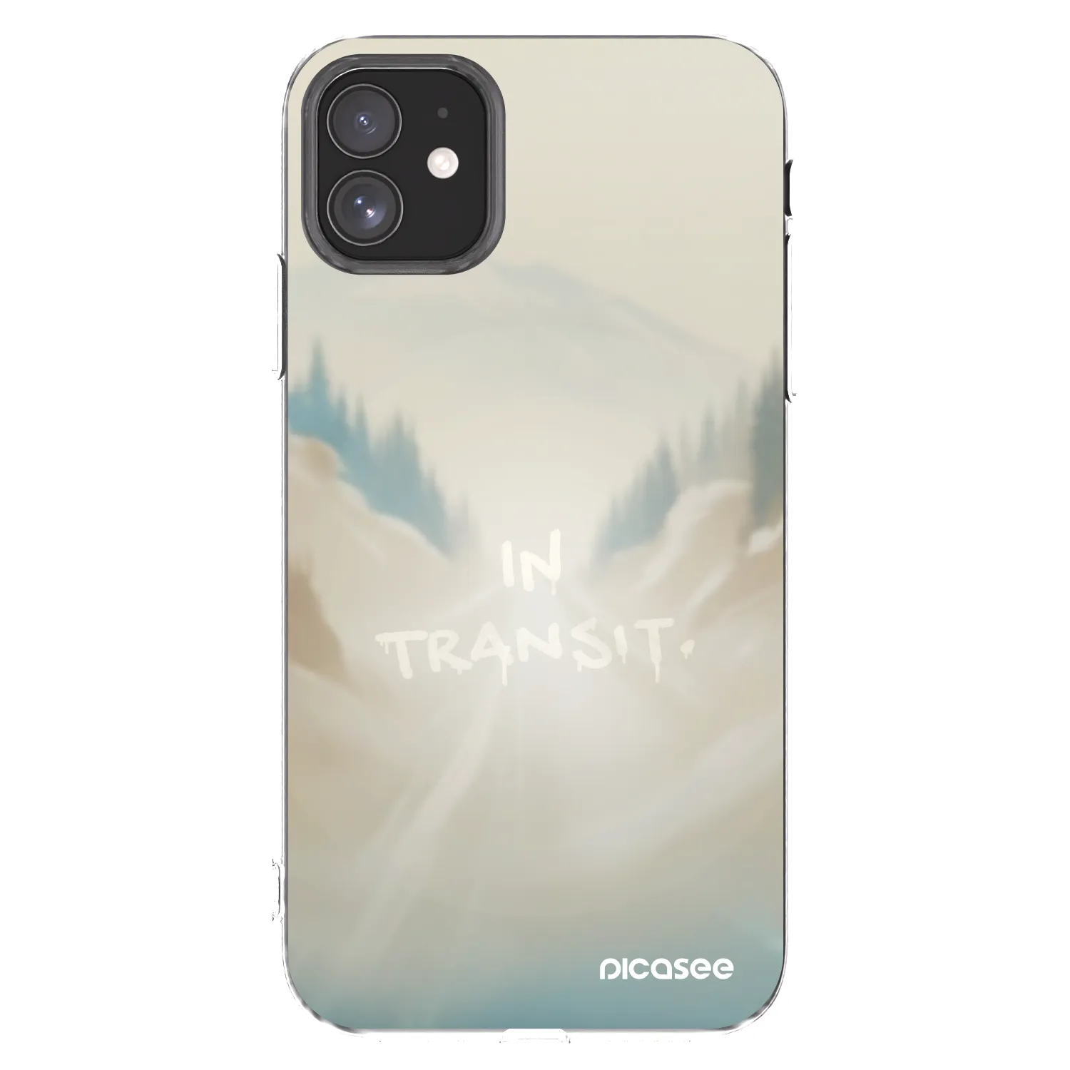 Picasee silikónový prehľadný obal pre Apple iPhone 11 - IN TRANSIT