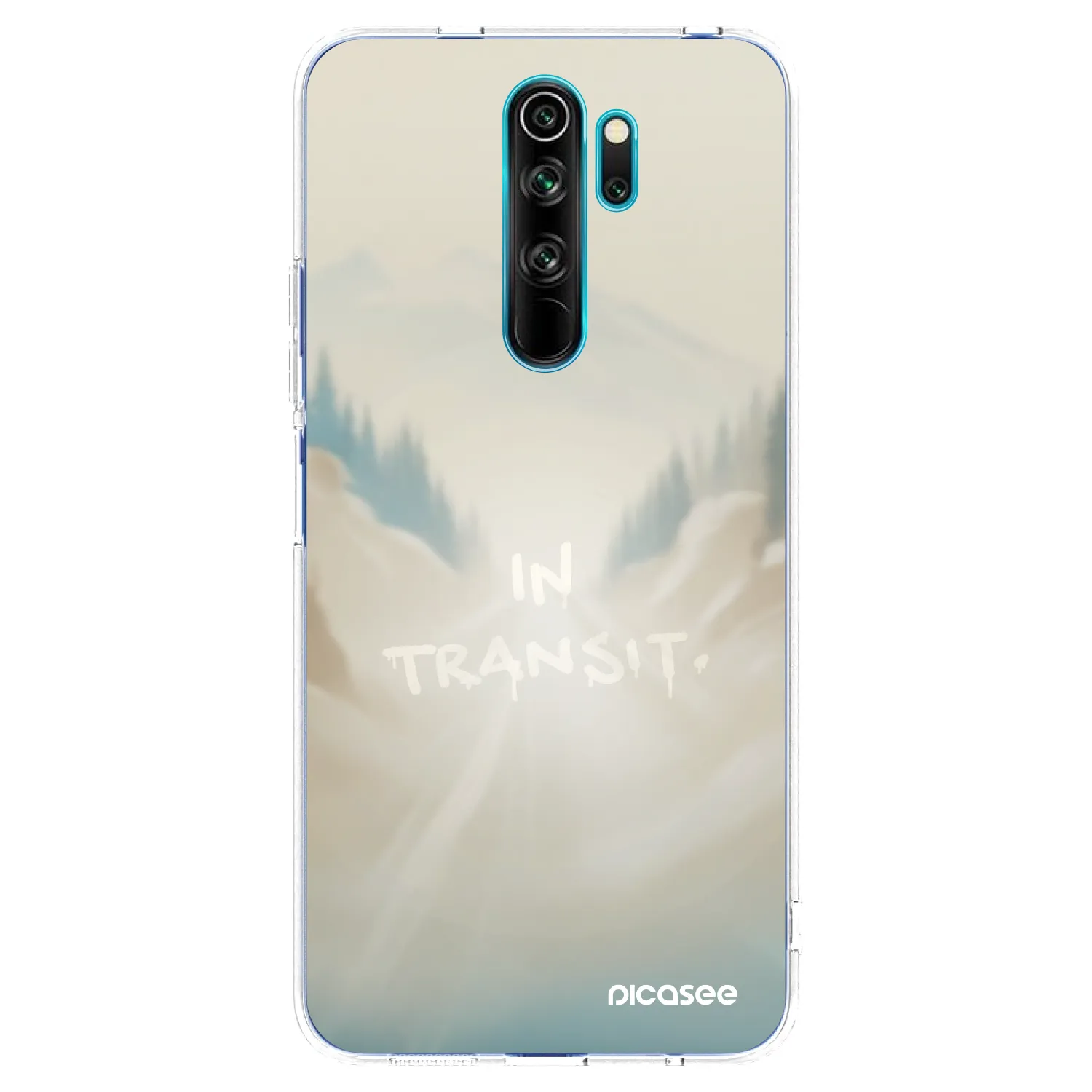 Picasee silikónový prehľadný obal pre Xiaomi Redmi Note 8 Pro - IN TRANSIT