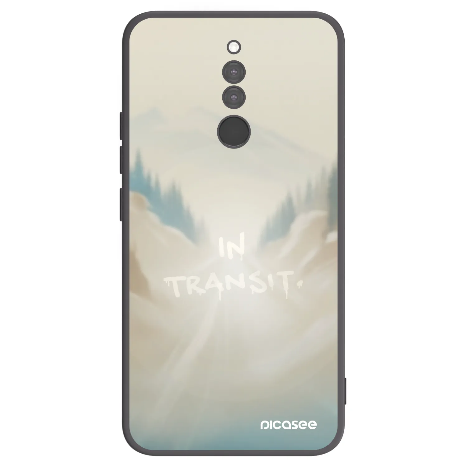 Picasee silikónový čierny obal pre Xiaomi Redmi 8 - IN TRANSIT
