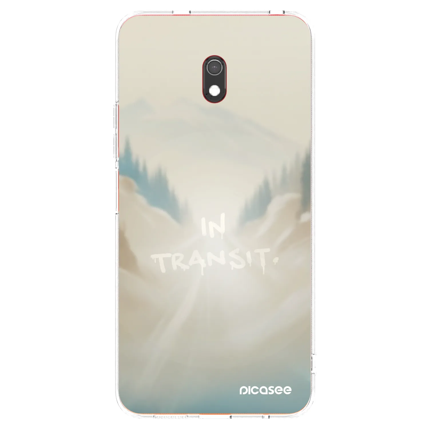 Picasee silikónový prehľadný obal pre Xiaomi Redmi 8A - IN TRANSIT